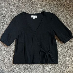 Madewell Textured Black Top